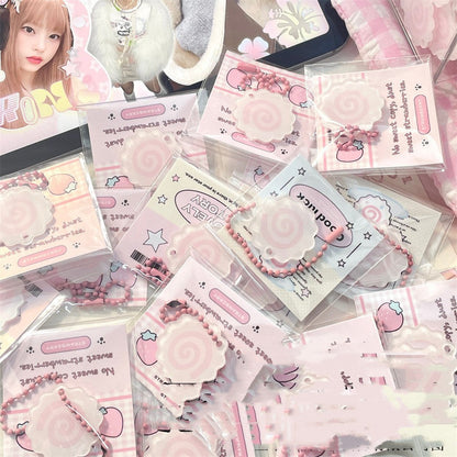 Fish Plate Keychain Roll Schoolbag Pendant