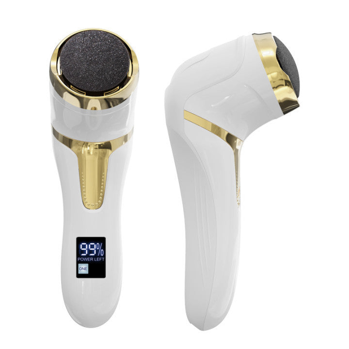 LCD Digital Display Electric Foot Scrubber Pedicure Device