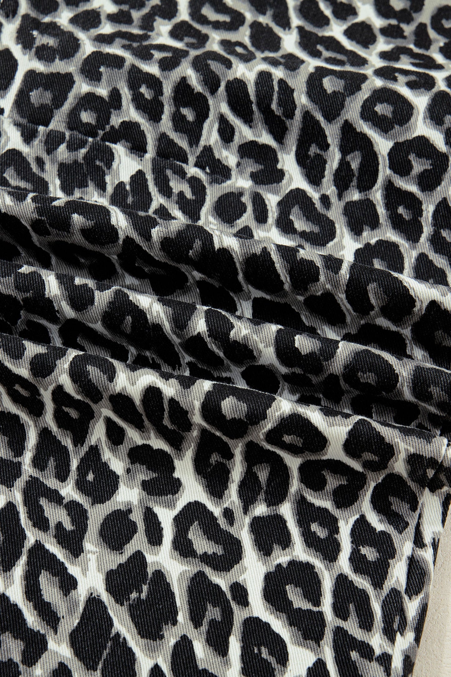 Leopard Barrel Jeans