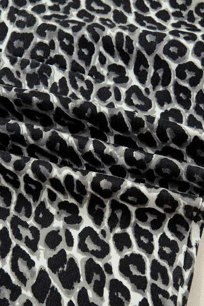 Leopard Barrel Jeans