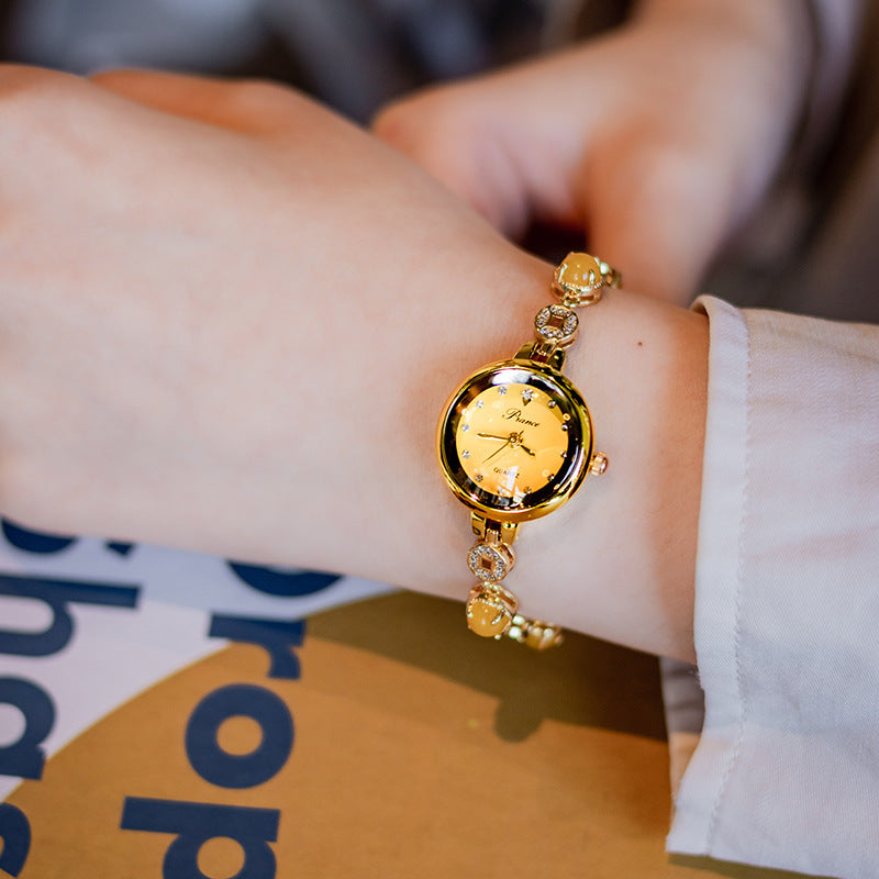Women's Copper Coin Chalcedony Watch
