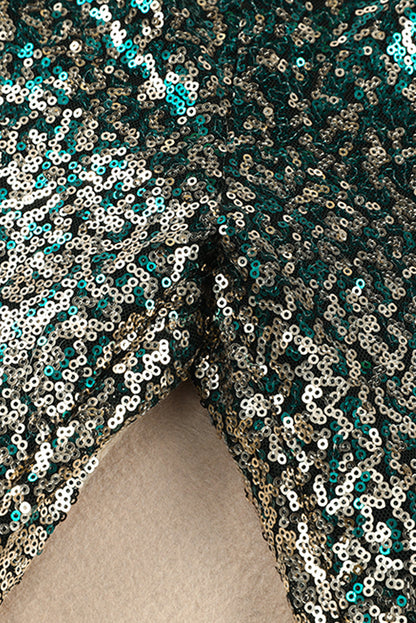 Gradient Sequined High Waist Pants
