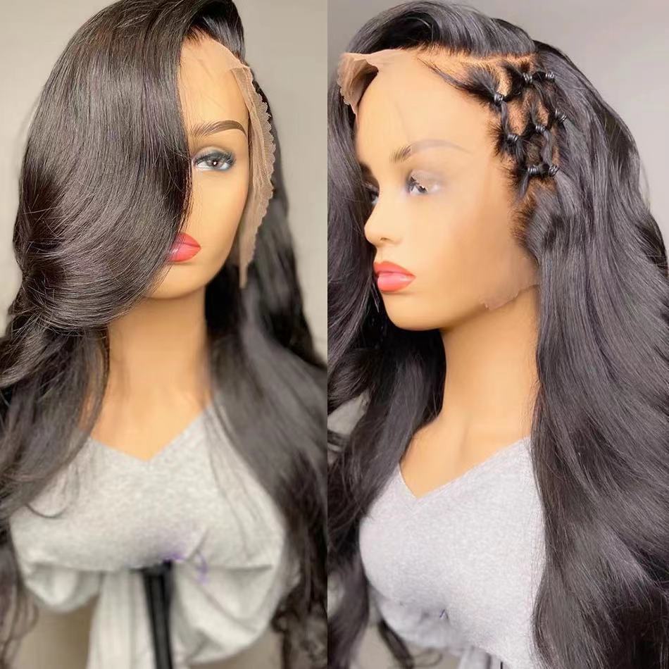 European and American Lace Front Long Roll Wig