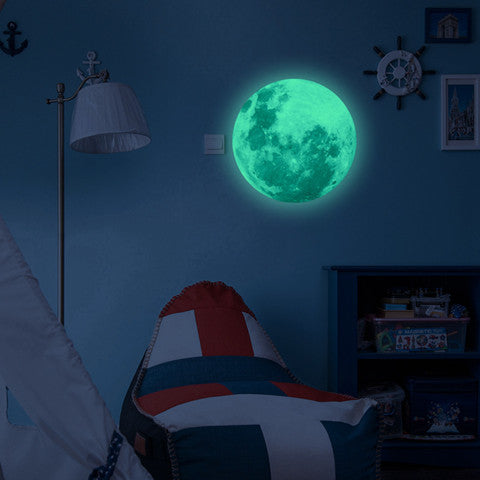 Luminous Lunar Environmental Wall Stickers