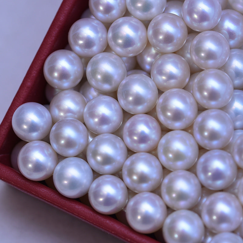 Flawless White Pearl Stud Earrings