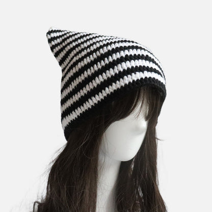 Handmade Knitted Strawberry Hat: Cute Wool All-match Casual Cap