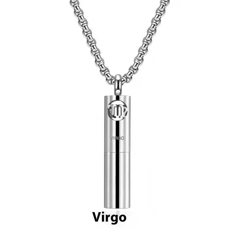 Stainless Steel Constellation Perfume Necklace