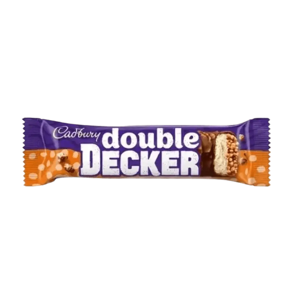 Cadbury Double Decker Duo – Chocolate Bar with Crispy Cereals & Nougat 70g (UK)