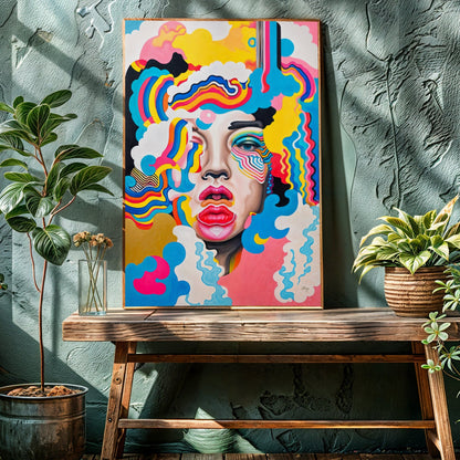 Canvas Print: "Candy Face"