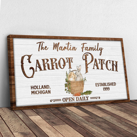 Carrot Patch Easter Sign III