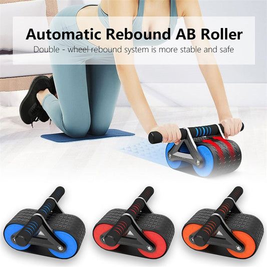 Double Wheel Ab Roller with Rebound