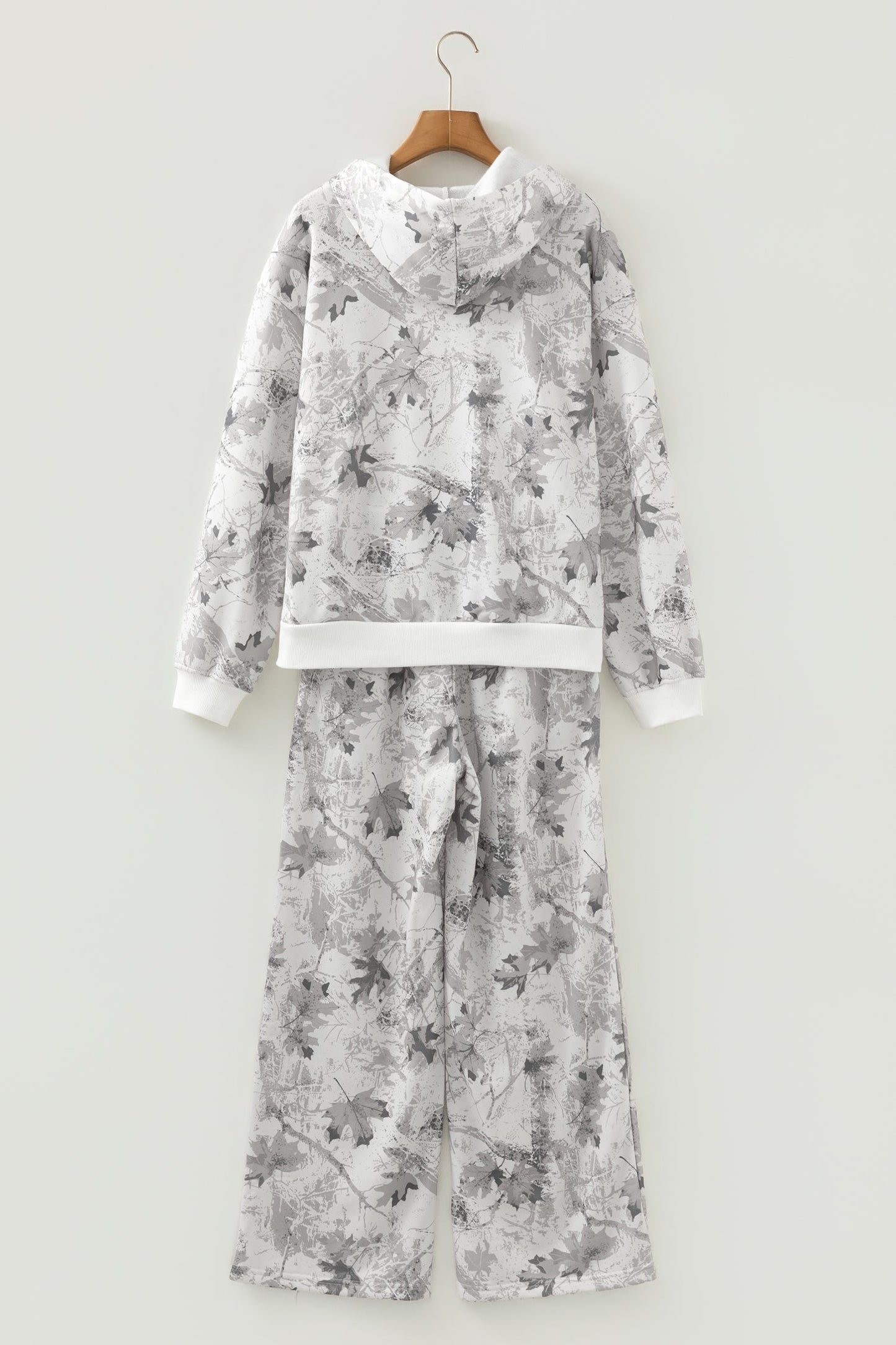 Classic Woodland Camo Hoodie and Sweatpants Set