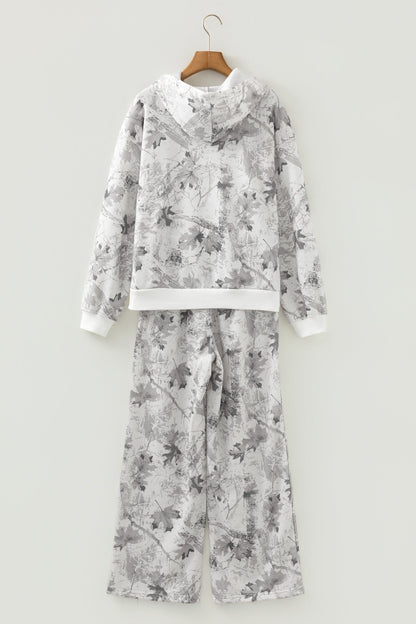 Classic Woodland Camo Hoodie and Sweatpants Set