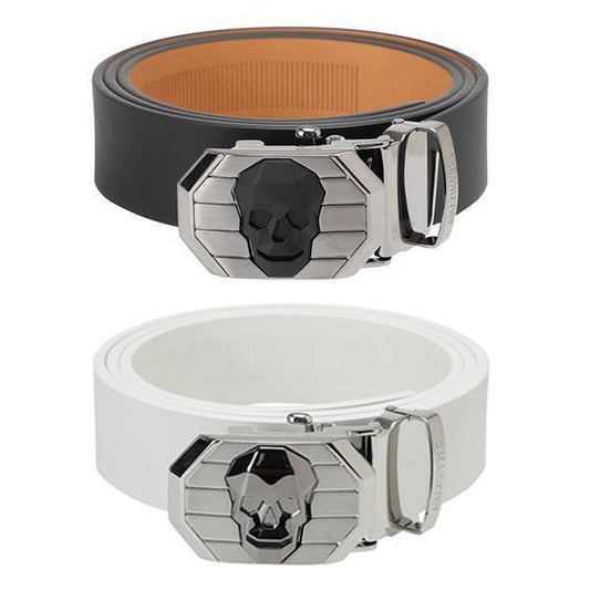 Korean Style Automatic Buckle Cowhide Belt