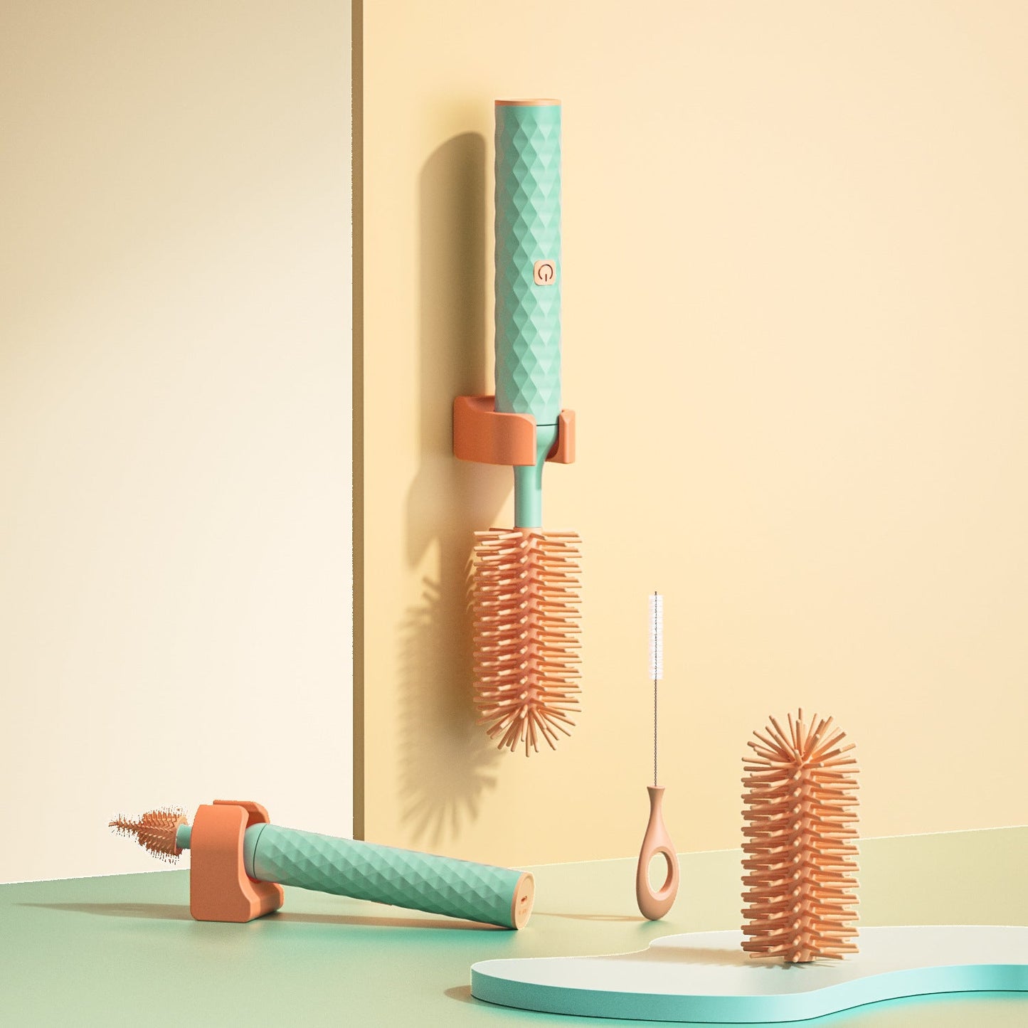 Electric Silicone Bottle Brush 360°