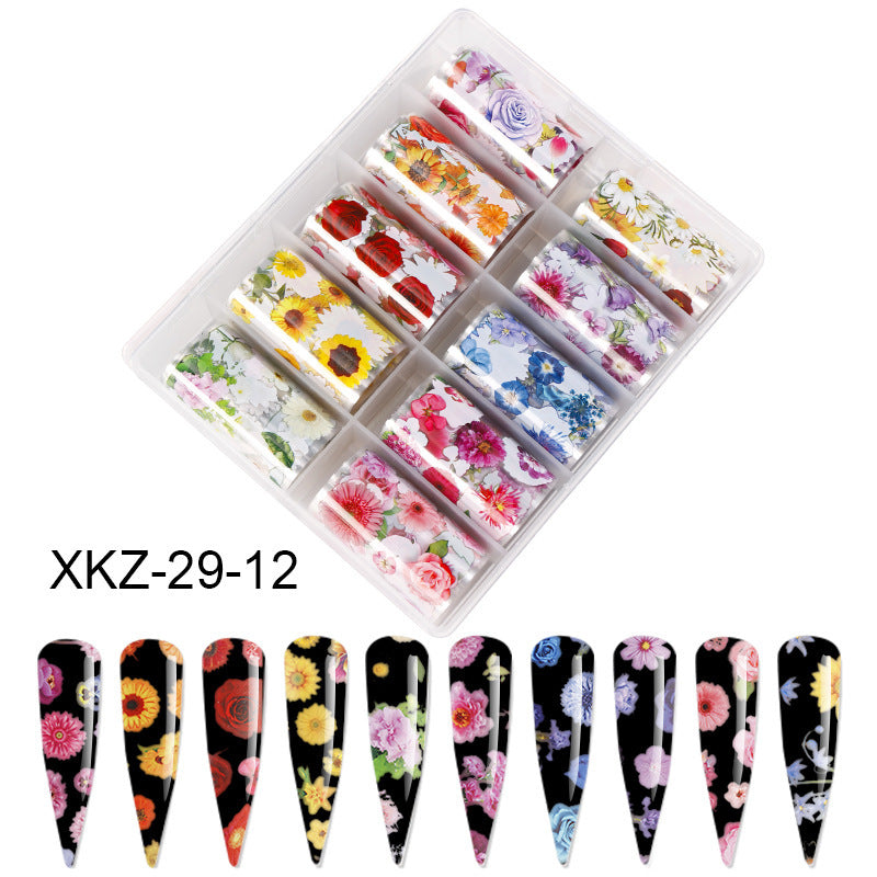 Butterfly Laser Star Nail Transfer Paper