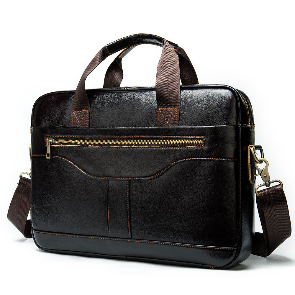 Men's Leather Business Briefcase