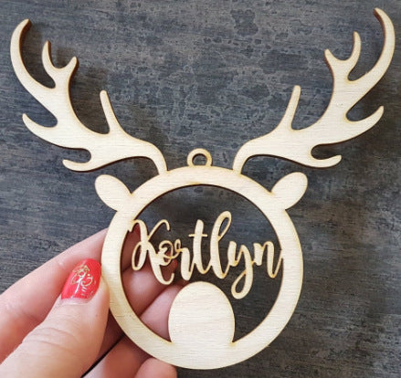 Creative Wooden Pendant, Dog Cat Paw