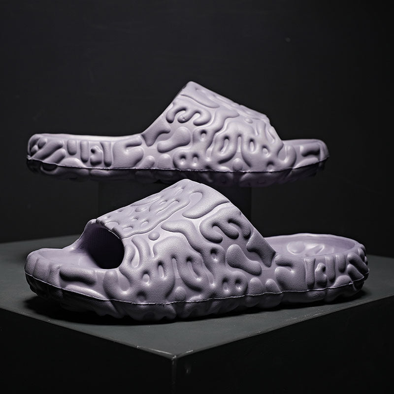 Men's Summer Slippers with Thick Non-slip Soles (Size 40)