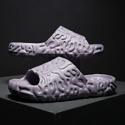 Men's Summer Slippers with Thick Non-slip Soles (Size 40)