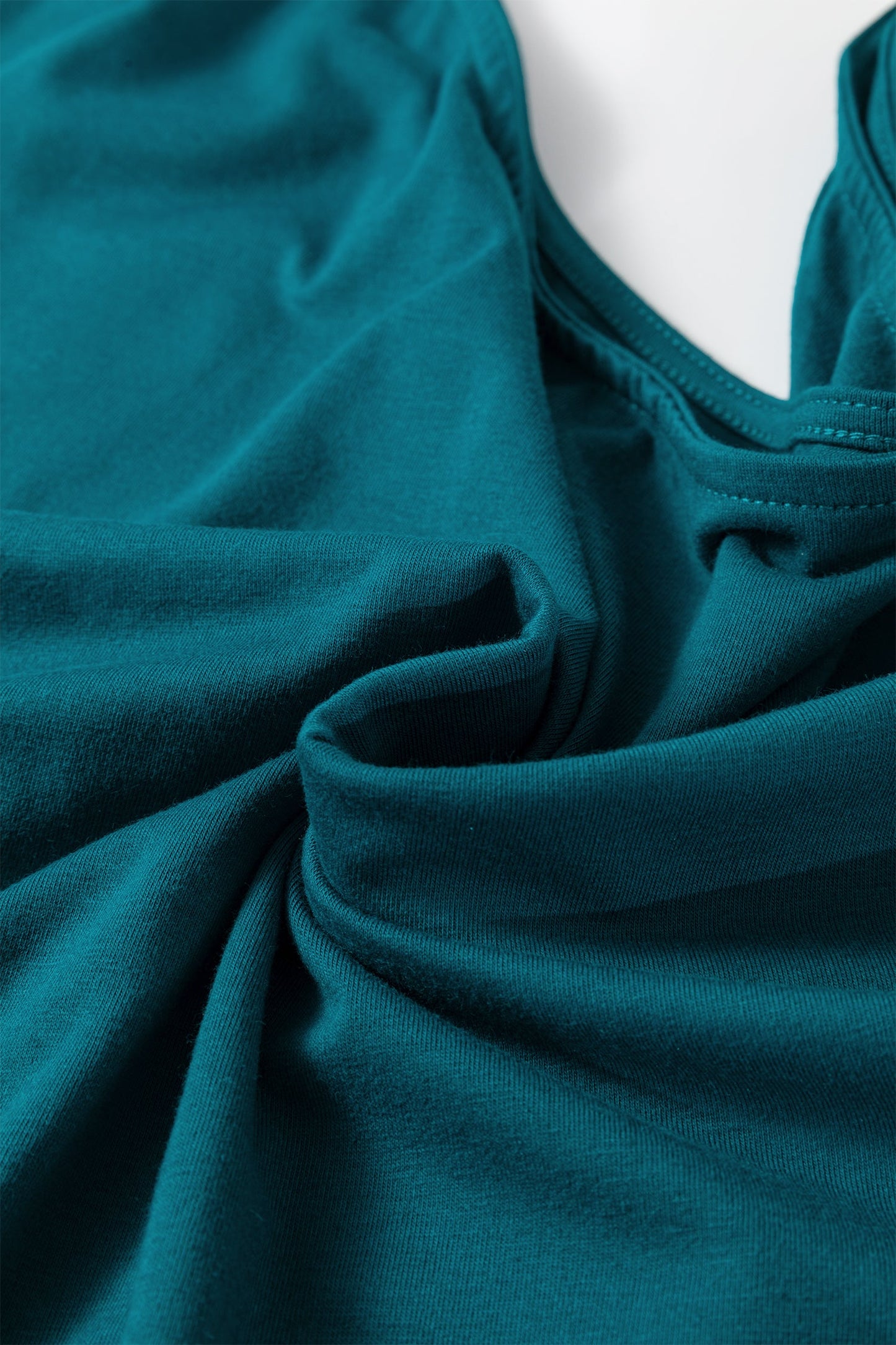 Plus Size Solid Asymmetric Neck Blouse