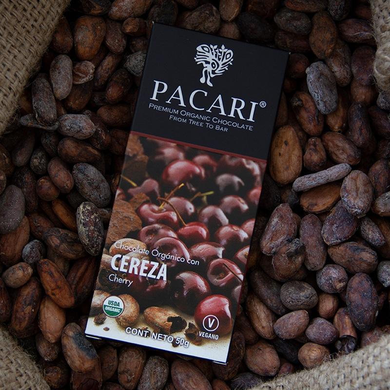 Cherry Organic Chocolate Bar