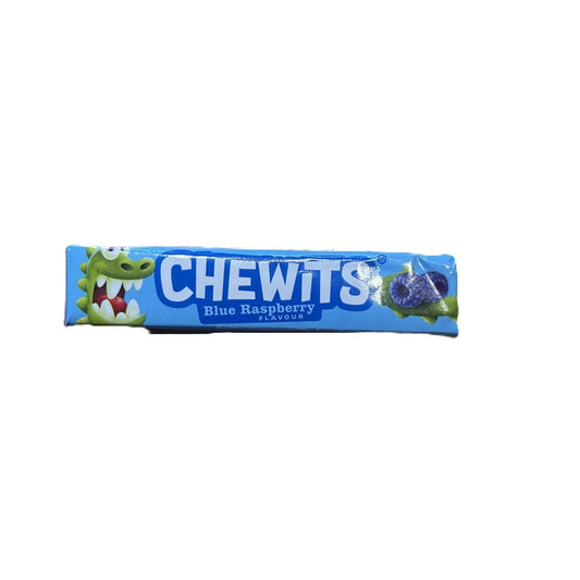 Chewits Blue Raspberry Flavour – Chewy Blue Raspberry Candy  (UK)
