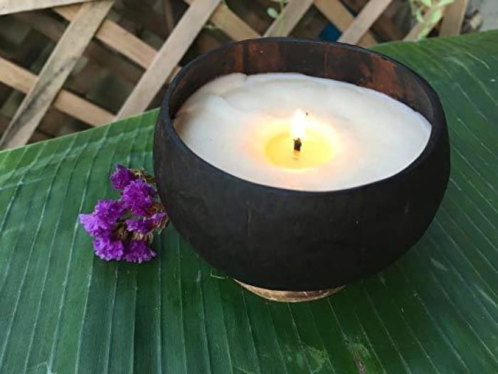 Coconut Shell Candle