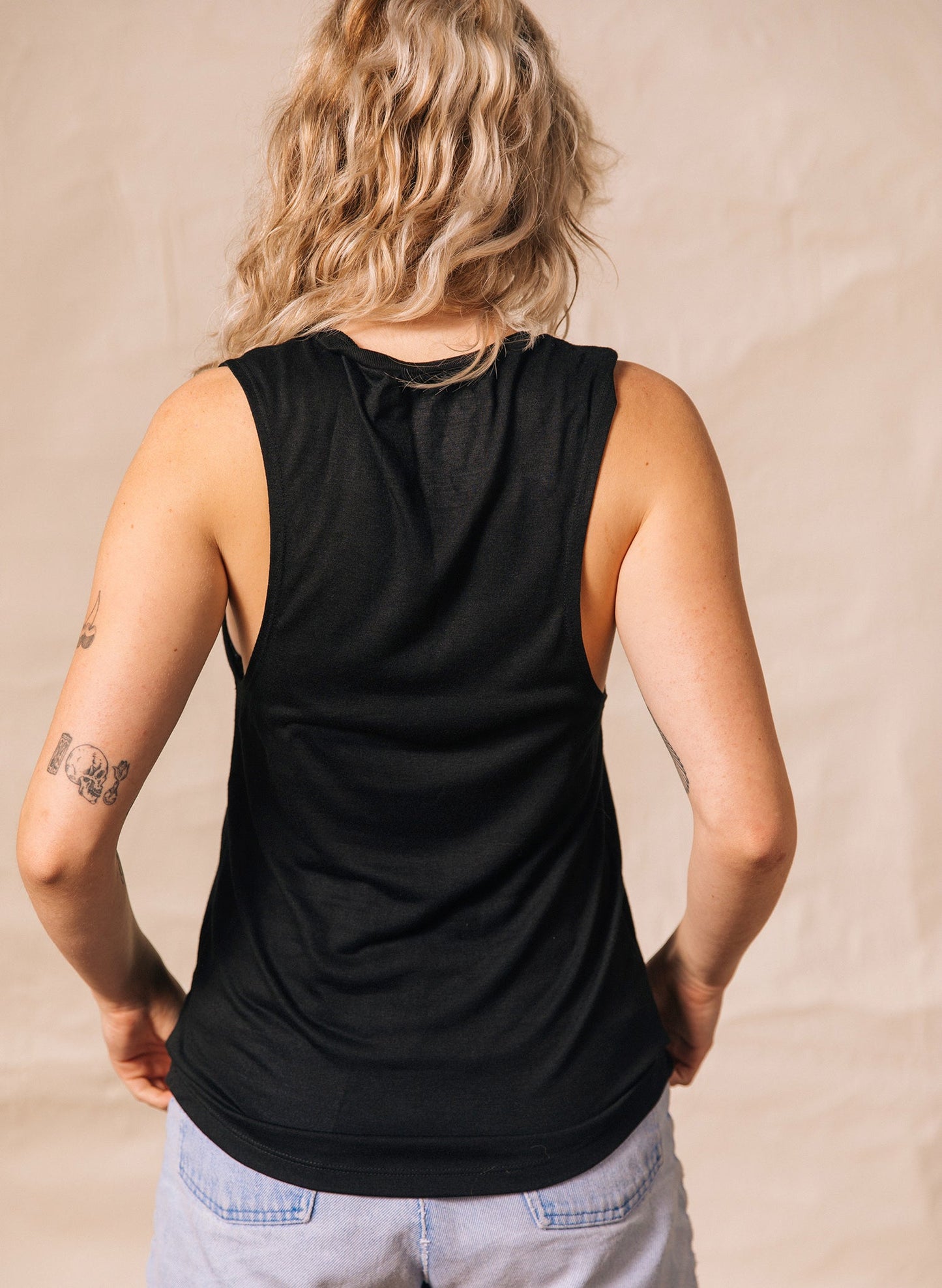 Count Blessings Not Calories Muscle Tee