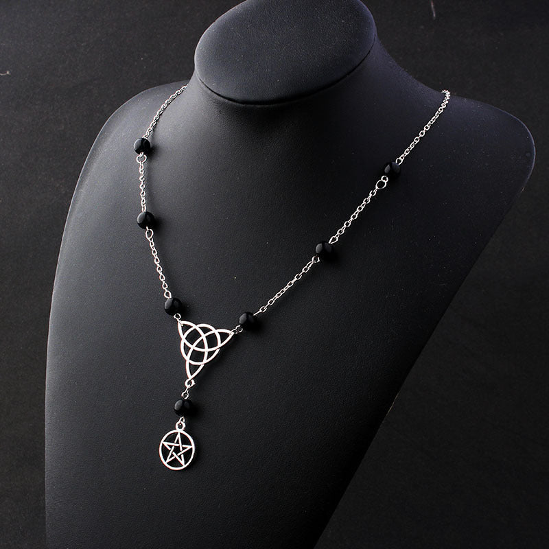 Gothic Pentagram Head Chain
