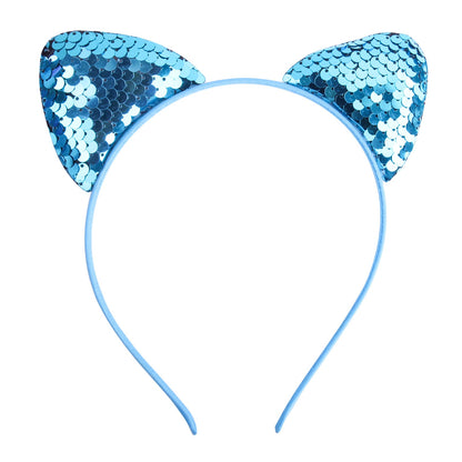 Cartoon Quicksand Headband Sweet Cat Ears