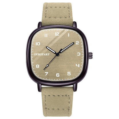 Digital Student Watch Casual Quartz Suede Belt