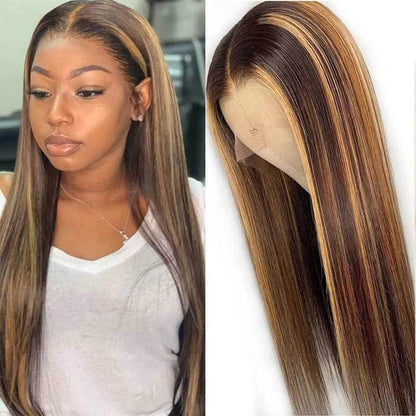 Front Lace Human Hair Wig 4/27T