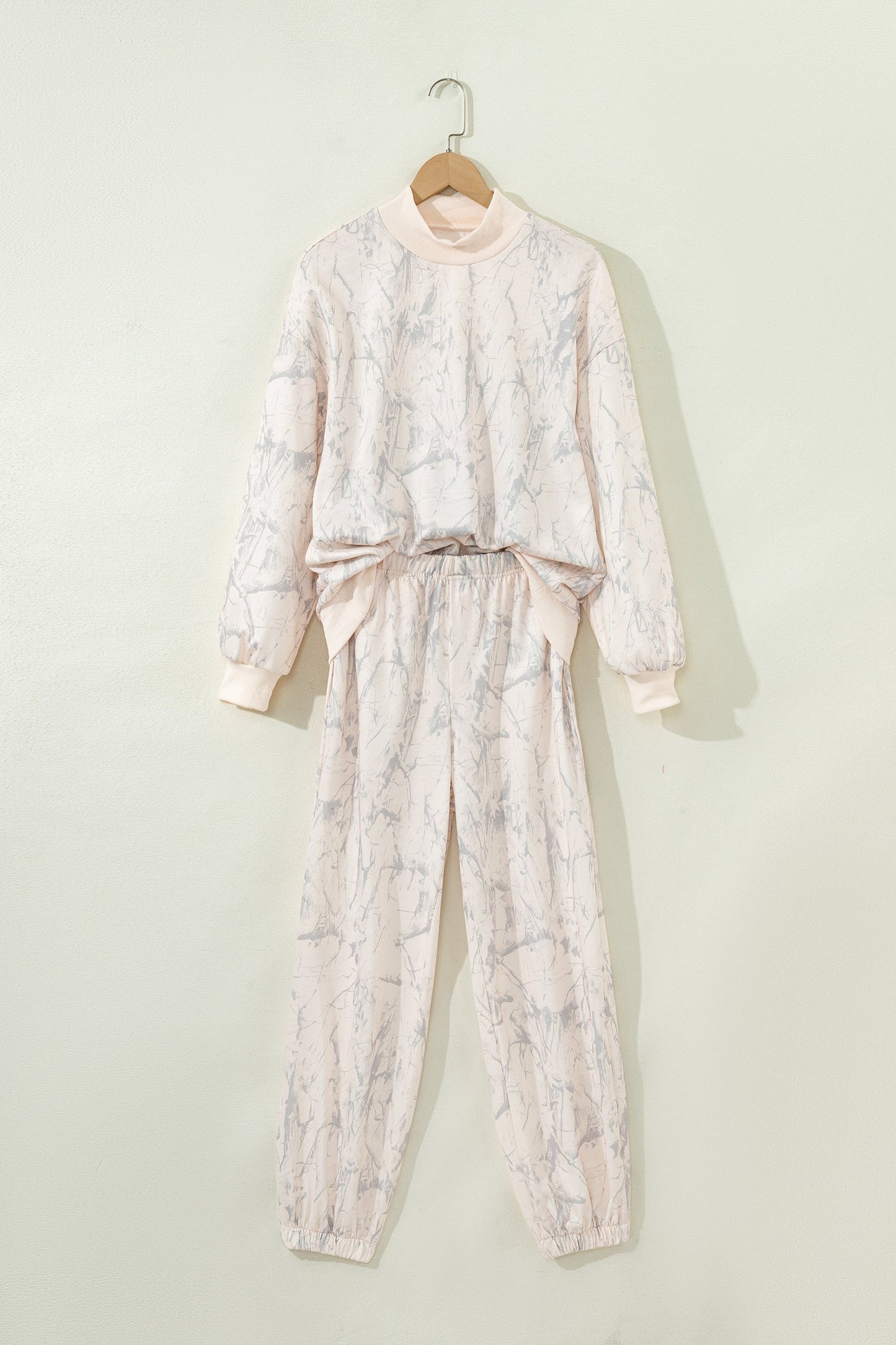 Camo Jogger Top and Pants Set