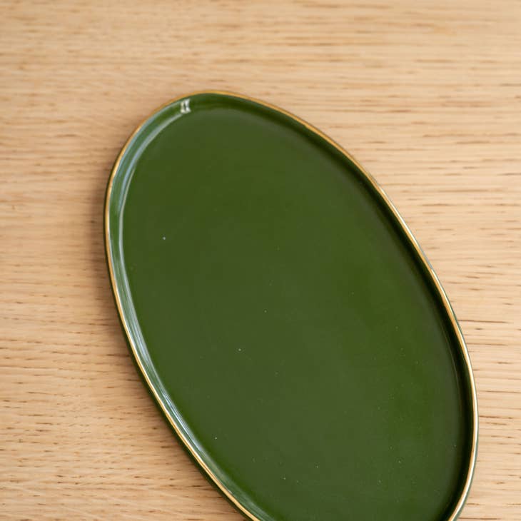 Handmade Ukrainian Porcelain Serving Platter