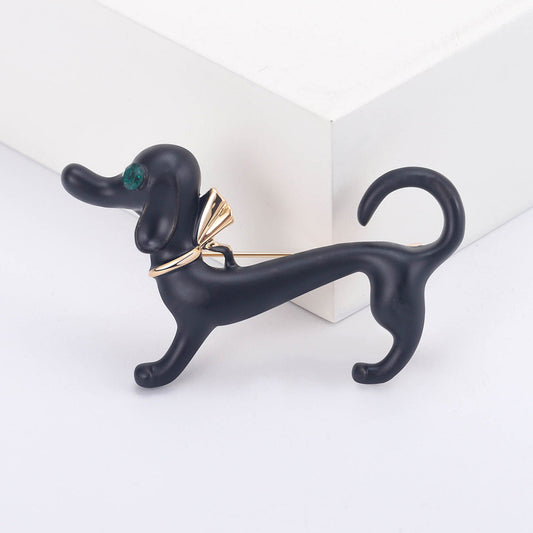 Cute Dripping Oil Sausage Dog Animal Pin