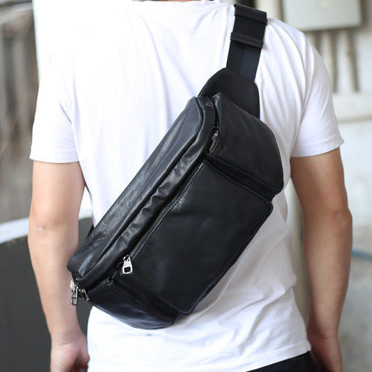 Cowhide Shoulder Messenger Bag