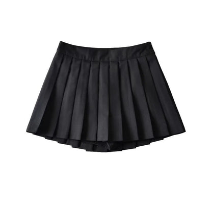 High Waist A-Line Skirt