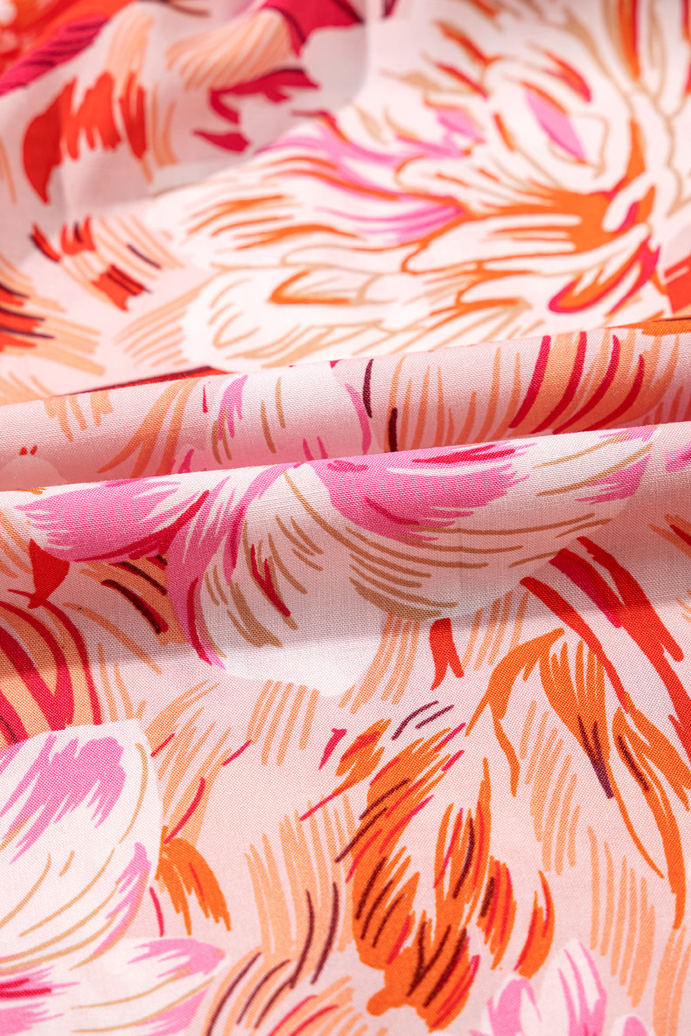 Floral Spaghetti Strap Surplice Neck Dress