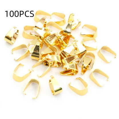Alloy Oval Buckle Pendant Clip Accessory
