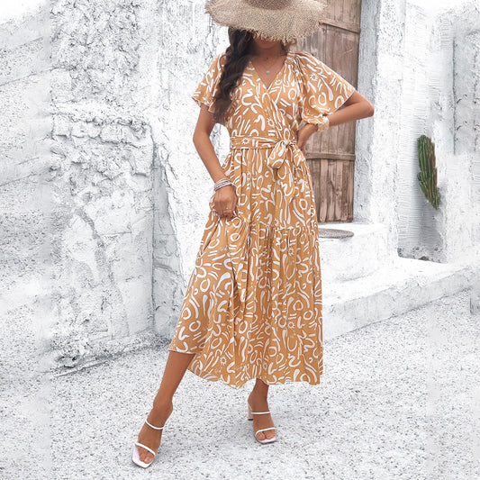 Spring/Summer Printed Dress