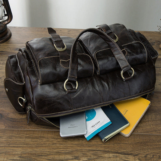 Retro Men's 14-inch Business Document Bag