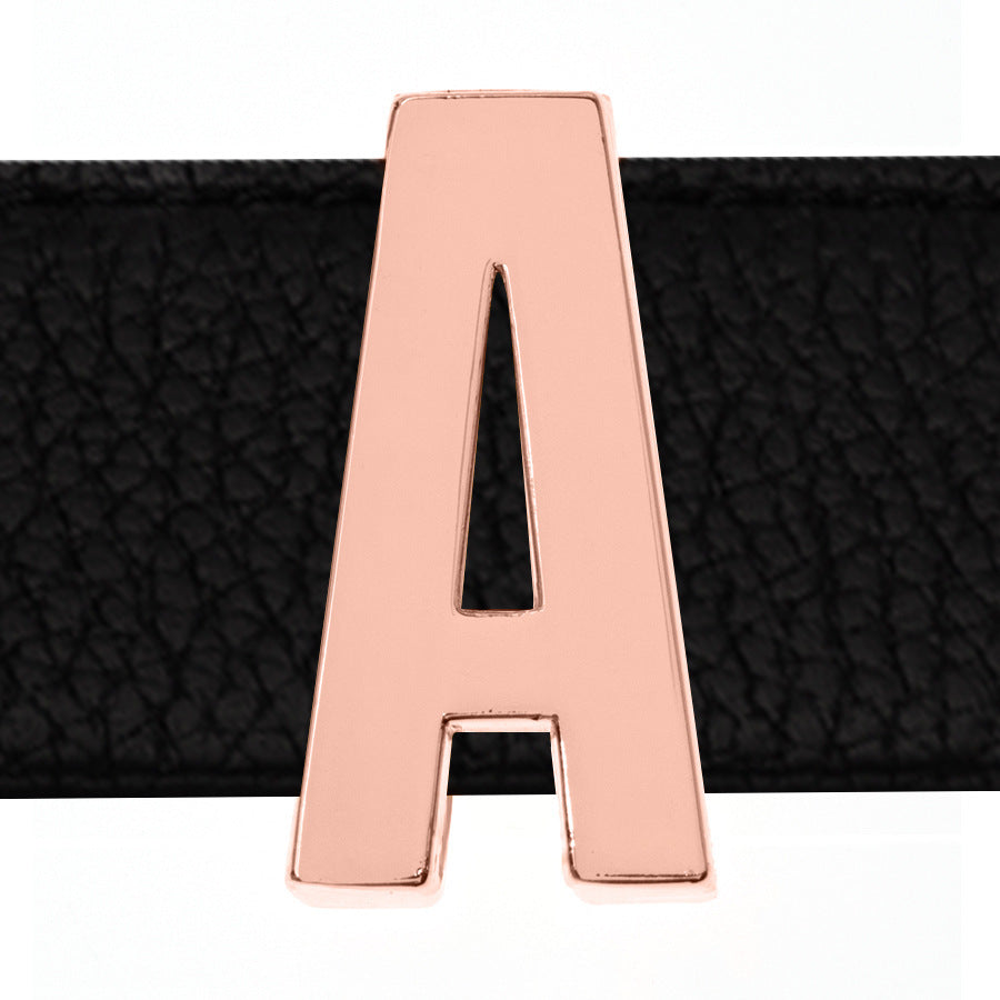 DIY Letter Keychain Glossy Ornament Accessories