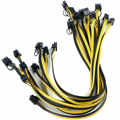 6pin To Dual 8pin Graphics Card Power Supply Line