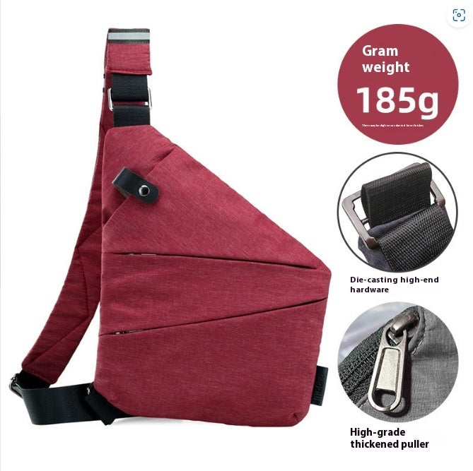 Men's Lightweight Nylon Crossbody Bag
