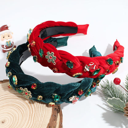 Christmas Snowflake Rhinestone Headband