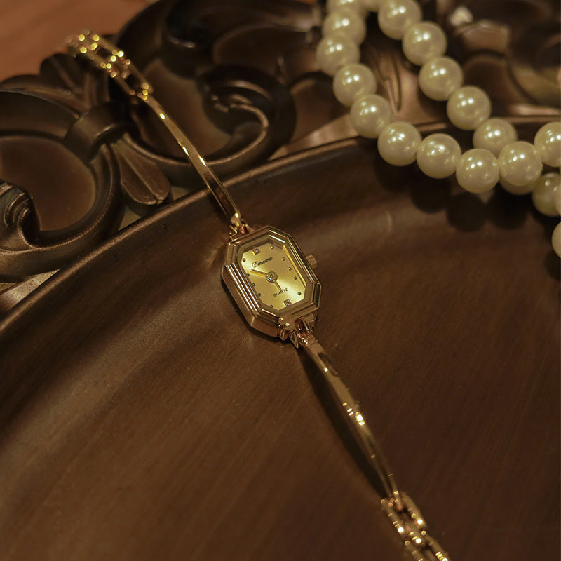 Rectangular Copper Strips Women's Watch