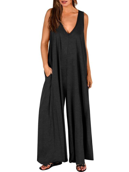 Women's Casual Pocket Jumpsuit