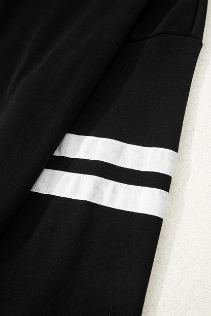 Varsity Stripe Sweatshirt and Short Set