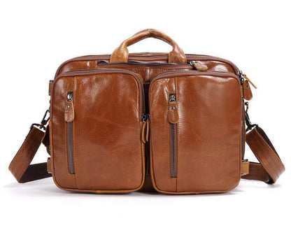 Men's Multi-functional Imported Leather Bag